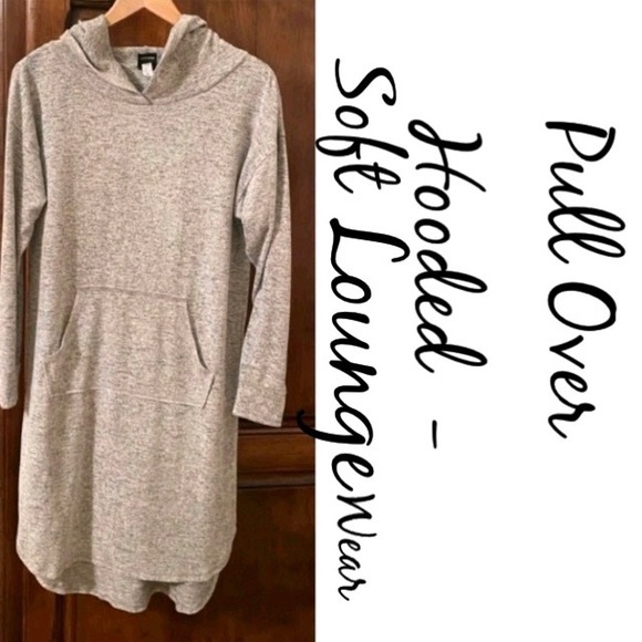 ❤️Felina Small Gray Hooded Lounge/Sleep Dress